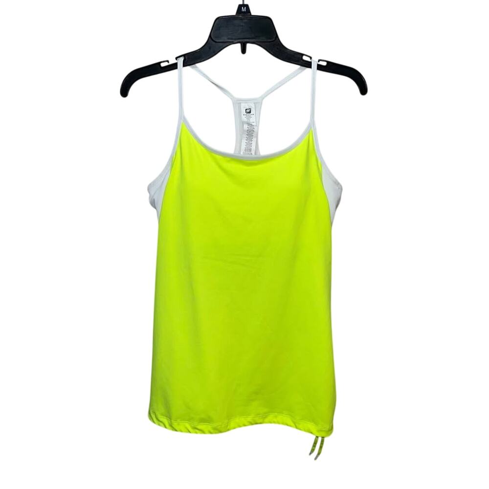 Fabletics Neon Yellow Tank with Bra